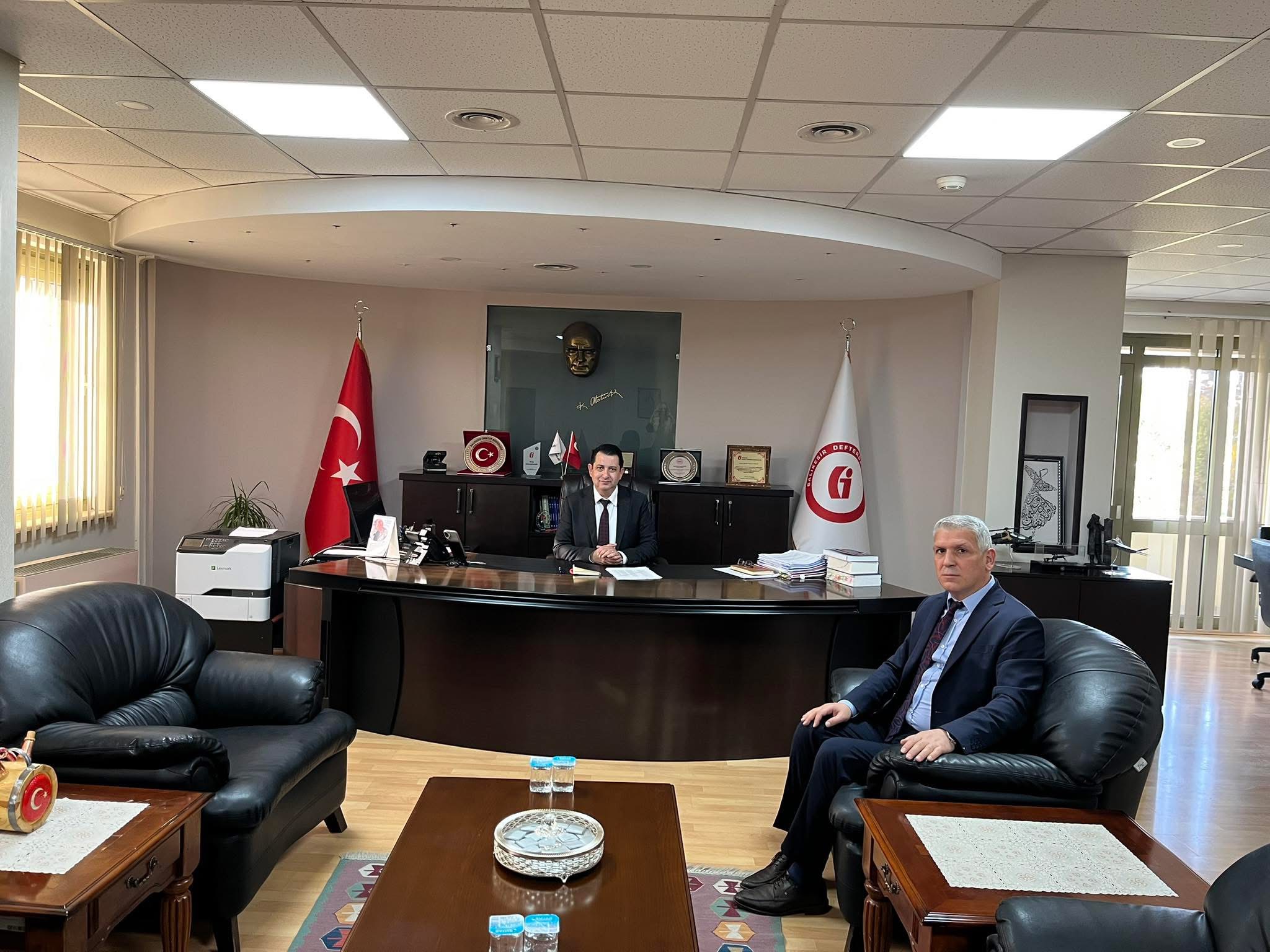 Balıkesir Defterdarımız ve kurum çalışanlarımızı ziyaret ettik