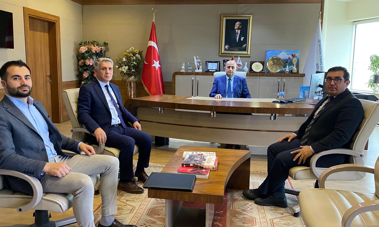 Kayseri Vergi Dairesi Başkanımızı Ziyaret Ettik